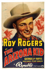 ROY ROGERS "THE ARIZONA KID" ONE-SHEET MOVIE POSTER.