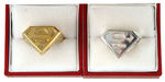 "SUPERMAN" FX LIMITED EDITION RING PAIR.