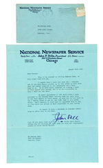 JOHN DILLE SIGNED LETTER.