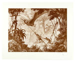 RAY HARRYHAUSEN SIGNED AND NUMBERED "VALLEY OF THE MYTHS" LIMITED EDITION PRINT.