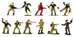 "GI JOE MICRO FIGURE" PAINT MODEL LOT.