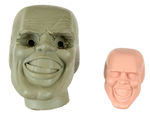 "THE MASK" ACTION FIGURE HEAD SCULPTS.