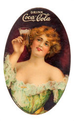 "DRINK COCA-COLA" 1906 CELLULOID POCKET MIRROR.