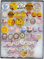 BROTHERS OF THE BUSH/SISTERS OF THE SWISH" AND RELATED AMAZING 113 BUTTON COLLECTION.