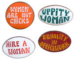 WOMEN'S RIGHTS HAND-MADE ENAMEL ON COPPER PINS