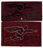 "SUPERMAN" PENCIL BOX PAIR.