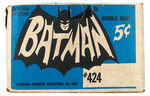 "BATMAN" 3RD SERIES GUM CARD SHIPPING CARTON.