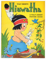 "HIAWATHA" LINEN-LIKE BOOK.