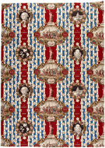 1892 WORLD'S COLUMBIAN EXPOSITION FABRIC.