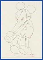 MICKEY'S RIVAL  PRODUCTION DRAWING SEQUENCE.