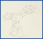 MICKEY'S RIVAL  PRODUCTION DRAWING SEQUENCE.