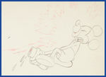 MICKEY'S RIVAL  PRODUCTION DRAWING SEQUENCE.