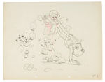 SILLY SYMPHONIES - WATER BABIES PRODUCTION DRAWING.