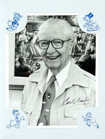 CARL BARKS SIGNED LIMITED EDITION PHOTOGRAPH.