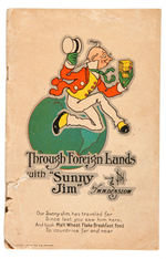 "SUNNY JIM" SHEET MUSIC/BOOKLET PAIR/BUTTON/POSTCARD/CEREAL BOX.