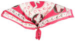 "RADIO'S LITTLE ORPHAN ANNIE FLYING W" BANDANNA W/EXPLANATION CARD AND RING.