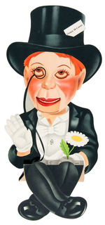 "CHARLIE McCARTHY" CHASE & SANBORN DIECUT PREMIUM PUPPET AND GAME .