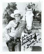 WESTERN FILM LEGENDS AUTOGRAPHED PHOTO LOT.