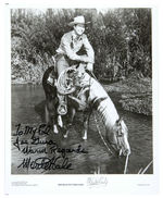 WESTERN FILM LEGENDS AUTOGRAPHED PHOTO LOT.