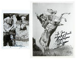 ROY ROGERS AND DALE EVANS AUTOGRAPHED PHOTO PAIR.