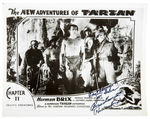 BRUCE BENNETT/GORDON SCOTT/WOLF LARSON TARZAN AUTOGRAPHED PHOTO TRIO.