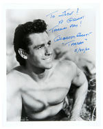 BRUCE BENNETT/GORDON SCOTT/WOLF LARSON TARZAN AUTOGRAPHED PHOTO TRIO.