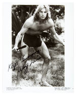 BRUCE BENNETT/GORDON SCOTT/WOLF LARSON TARZAN AUTOGRAPHED PHOTO TRIO.