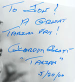 BRUCE BENNETT/GORDON SCOTT/WOLF LARSON TARZAN AUTOGRAPHED PHOTO TRIO.