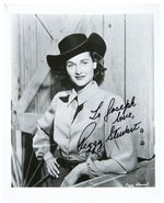 FEMALE WESTERN STARS AUTOGRAPHED PHOTO LOT.