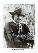 ARNESS/GARNER/ROBERTSON TV WESTERN STARS AUTOGRAPHED PHOTOS TRIO.