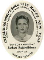 MOVIE STARS ON THREE POCKET MIRRORS 1938 AND EARLIER.