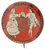 “NATIONAL COSTUMERS ASSOCIATION/MEMBER” EARLY ORGANIZATION BUTTON CIRCA 1930.