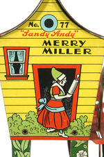 "SANDY ANDY MERRY MILLER" MECHANICAL TOY.