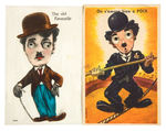 CHARLIE CHAPLIN NOVELTY MOTION PAPER LOT OF SIX PIECES.