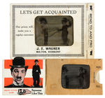 CHARLIE CHAPLIN NOVELTY MOTION PAPER LOT OF SIX PIECES.