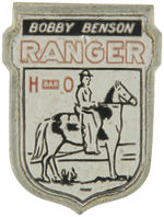 "BOBBY BENSION H-BAR-O RANGER GROUP OF THREE 1930s PREMIUMS.