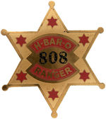 "BOBBY BENSION H-BAR-O RANGER GROUP OF THREE 1930s PREMIUMS.