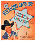 "HOPALONG CASSIDY" BOXED CHINESE CHECKERS.