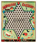 "HOPALONG CASSIDY" BOXED CHINESE CHECKERS.