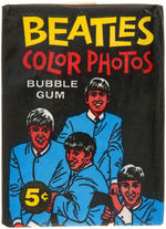 "BEATLES COLOR PHOTOS" TOPPS GUM CARD UNOPENED WAX PACKS.