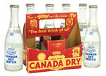 "TERRY AND THE PIRATES" CANADA DRY SODA SIX PACK CARRIER AND COMIC BOOK SET.