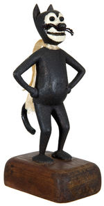 FELIX THE CAT FOLK ART FIGURE.