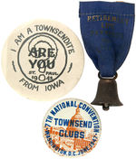 THREE RARE TOWNSEND ITEMS.