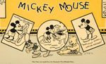 “MICKEY MOUSE” RARE ENGLISH SERVING TRAY.