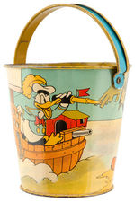 DONALD DUCK AND MICKEY MOUSE SAND PAIL (VARIETY).