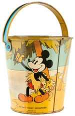 DONALD DUCK AND MICKEY MOUSE SAND PAIL (VARIETY).