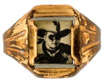 LONE RANGER 1942 ARMY PREMIUM RING WITH BOTH PHOTOS.