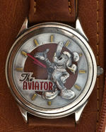 MICKEY MOUSE “THE AVIATOR” LIMTED EDITION WATCH AND PEN SET.