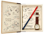 “SKETCHES OF MICKEY MOUSE LIMITED EDITION WATCH” BOXED SET.