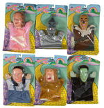 "THE WIZARD OF OZ" HAND PUPPET SET INCLUDING UNRELEASED CHARACTERS.